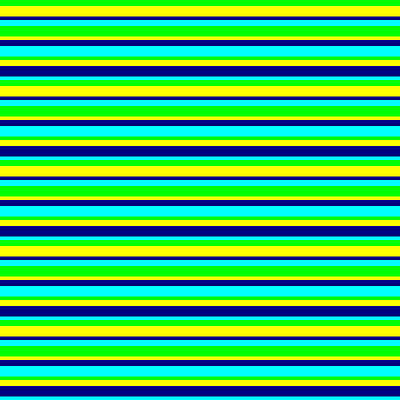 [ Thumbnail: Lime, Yellow, Blue, and Aqua Colored Pattern of Stripes Acrylic Print ]