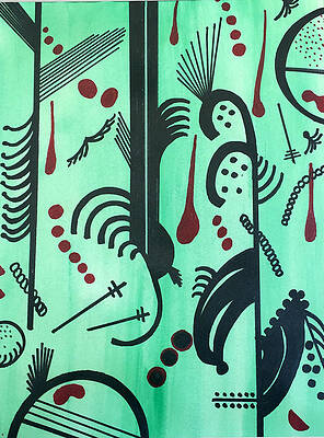 Lines over green by Carol P Kingsley Lines over green by Carol P Kingsley