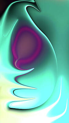 Wall Art - Digital Art - Liquid Color Abstract  by Shelli Fitzpatrick
