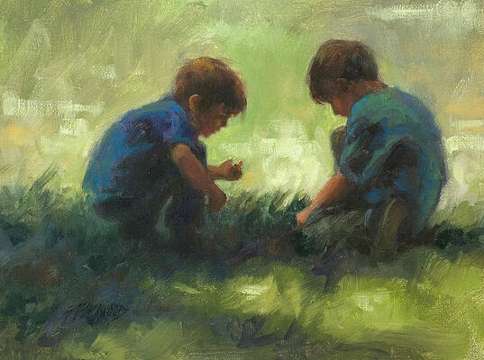 Two Little Boys Art for Sale - Fine Art America