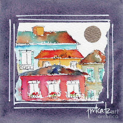 Wall Art - Painting - Local Color by Pat Katz