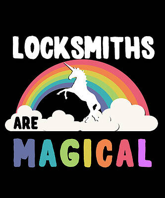 Wall Art - Digital Art - Locksmiths Are Magical by Flippin Sweet Gear