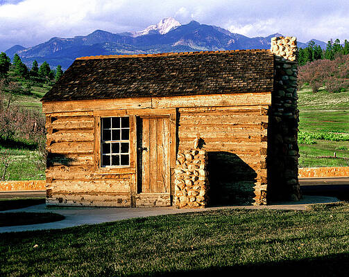 Log Cabin in the Mountains by Randy Bradley Log Cabin in the Mountains by Randy Bradley