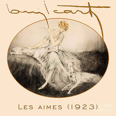 Vintage Louis Icart Print - Parasol - Reproduction of an Art Deco Era –  Lori Bilodeau Antiques