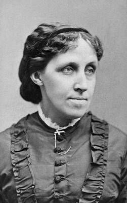 Louisa May Alcott Portrait by War Is Hell Store Louisa May Alcott Portrait by War Is Hell Store