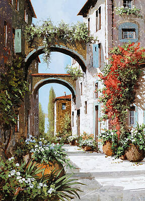 Wall Art - Painting - Luce Sui Muri by Guido Borelli