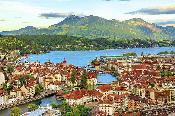 Lucerne skyline aerial by Benny Marty Lucerne skyline aerial by Benny Marty