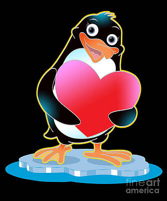 Penguin Cartoon Wall Art Page 12 Of 13 Pixels