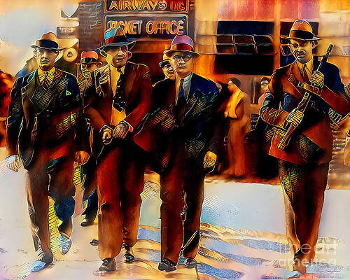 Wall Art - Photograph - Machine Gun Kelley in Nostalgic Painterly Colors 20200516 by Wingsdomain Art and Photography