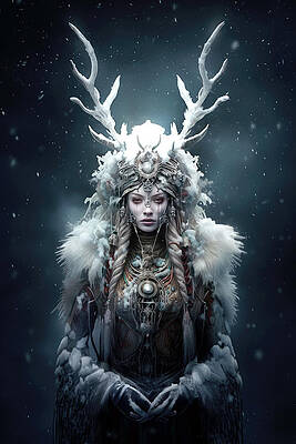 Wall Art - Digital Art - Maiden Of The Solstice by Ron Weathers