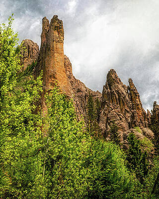 Wall Art featuring the photograph Majestic Cathedral Spires by Dan Sproul