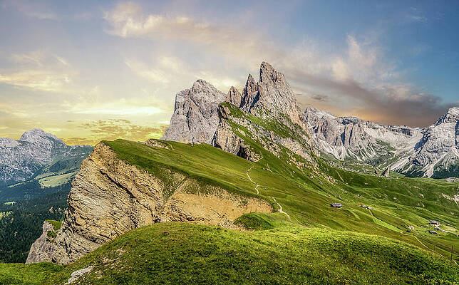 Majestic Northern Italy Landscape by Joseph S Giacalone