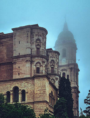 Malaga Cathedral Fog by Nisah Cheatham Malaga Cathedral Fog by Nisah Cheatham