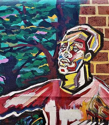 MAN FACE THOUGHTS MURAL by Rob Hans MAN FACE THOUGHTS MURAL by Rob Hans