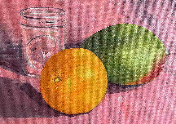 Mango, orange, jar by Lauren Ruch Mango, orange, jar by Lauren Ruch