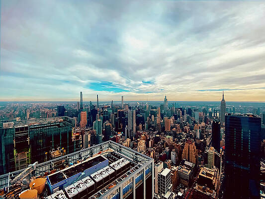 Wall Art - Photograph - Manhattan - View from the Edge by Christine Ley