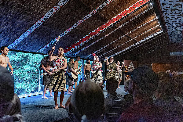 Maori Village Dinner Entertainment - Rotorua, New Zealand by Jon Berghoff Maori Village Dinner Entertainment - Rotorua, New Zealand by Jon Berghoff