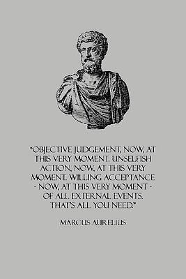 Marcus Aurelius  Stoicism Canvas Print by Morgan Danielle