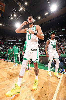 Wall Art - Photograph - Marcus Smart and Jayson Tatum by Nathaniel S. Butler