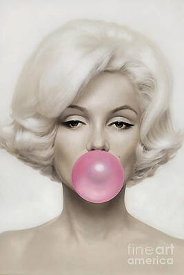 Elektrisch zakdoek Kers Marilyn Monroe Art - Fine Art America