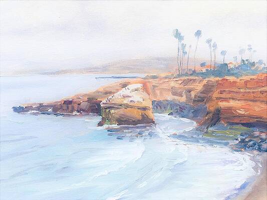 San Diego Sunset Cliffs Paintings Fine Art America