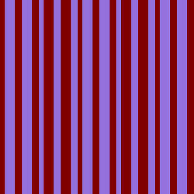[ Thumbnail: Maroon and Purple Colored Lined Pattern Throw Pillow ]
