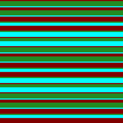 [ Thumbnail: Maroon, Forest Green, and Aqua Colored Striped/Lined Pattern Acrylic Print ]