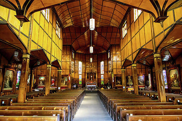 Photograph - Martyr's Shrine In Midland, Ontario 3 by John Twynam