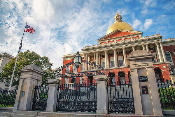Wall Art - Photograph - Massachusetts State House by Robert J Wagner