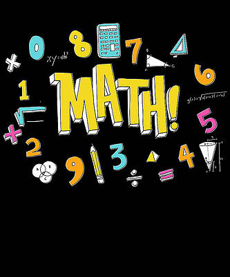 Wall Art - Digital Art - Math by Flippin Sweet Gear
