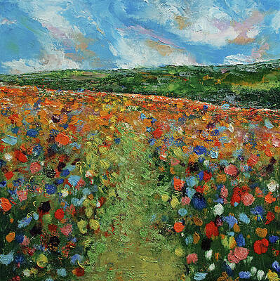Meadow with Wildflowers by Michael Creese Meadow with Wildflowers by Michael Creese