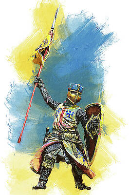 Medieval Infantryman - 01 by AM FineArtPrints Medieval Infantryman - 01 by AM FineArtPrints