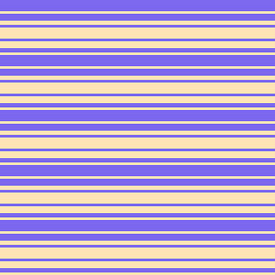 [ Thumbnail: Medium Slate Blue and Beige Colored Lines/Stripes Pattern Wood Print ]