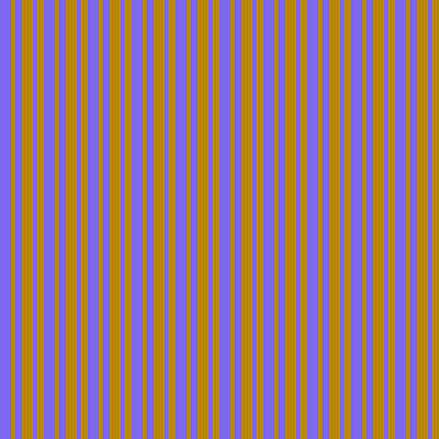 [ Thumbnail: Medium Slate Blue and Dark Goldenrod Colored Striped Pattern Acrylic Print ]