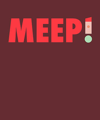 Meepers Gonna Meep Funny Meep Circles T-Shirt by Mary Davis