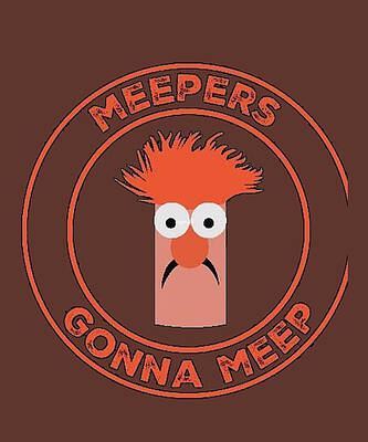 Beaker Meepers va meep Digital Art by Byron Mark - Pixels