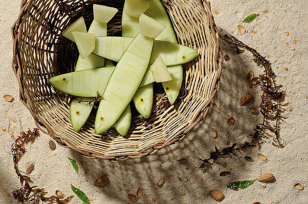 Melon Peel Fish in Basket by Cacio Murilo De Vasconcelos Melon Peel Fish in Basket by Cacio Murilo De Vasconcelos