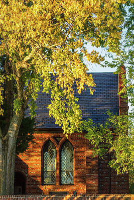 Wall Art featuring the photograph Memorial Church Sunlight by Rachel Morrison
