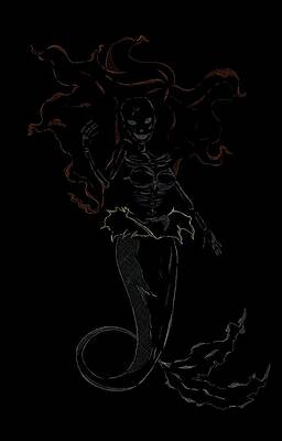 mermaid Ariel skeleton by Andrea mermaid Ariel skeleton by Andrea