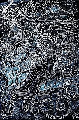 Mermaid In A Geometric Sea by Stefan Duncan Mermaid In A Geometric Sea by Stefan Duncan