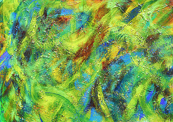 Wall Art - Painting - Mermaids by Jay Heifetz