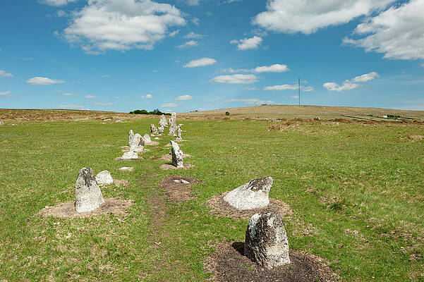Merrivale Stone Row vi by Helen Northcott Merrivale Stone Row vi by Helen Northcott