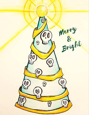 Wall Art - Drawing - Merry and Bright by Karrie Rhodes