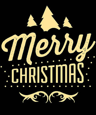 Wall Art - Digital Art - Merry Christmas by Flippin Sweet Gear