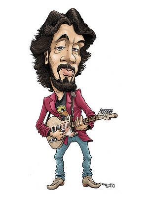 Wall Art - Drawing - Michael Stanley in color by Mike Scott