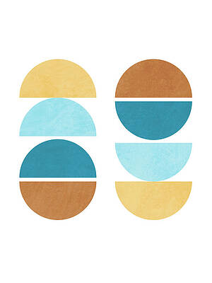 Mid Century Modern Print 15 - Minimal Geometric Poster - Stylish, Abstract, Contemporary - Coastal by Studio Grafiikka Mid Century Modern Print 15 - Minimal Geometric Poster - Stylish, Abstract, Contemporary - Coastal by Studio Grafiikka