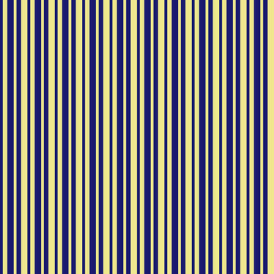 [ Thumbnail: Midnight Blue and Tan Colored Lined/Striped Pattern Acrylic Print ]