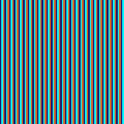 [ Thumbnail: Midnight Blue, Aqua, and Chocolate Colored Pattern of Stripes Acrylic Print ]