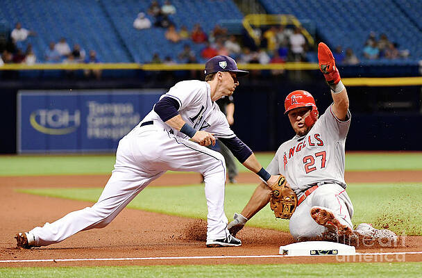 Wall Art - Photograph - Mike Trout by Julio Aguilar