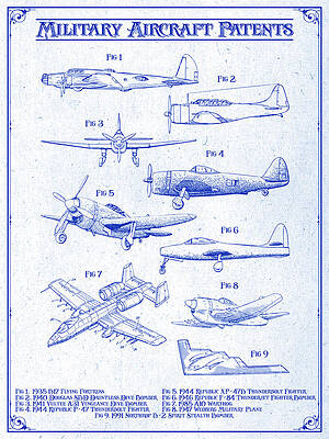 Wwii Aircraft Drawings (Page #2 of 2) | Fine Art America